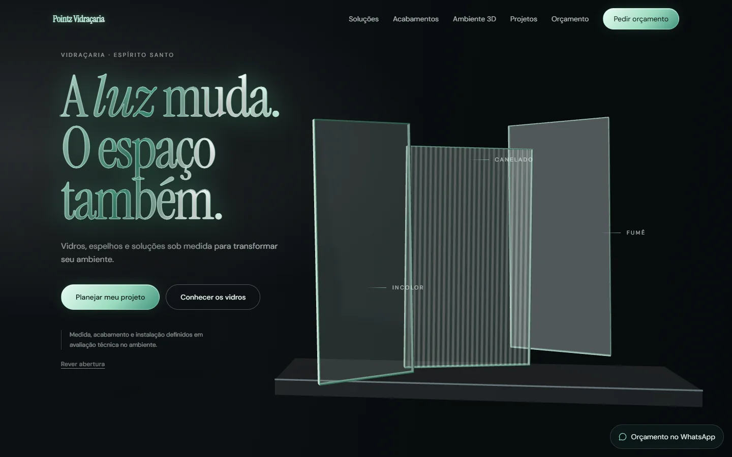 Prévia do projeto PNZ Vidraçaria